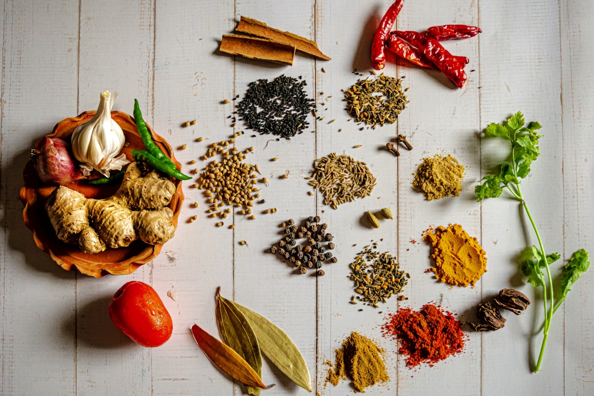 Spices at an Indian market